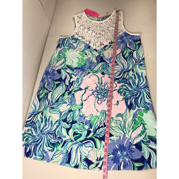 New Lilly Pulitzer Womens 10 Nala Shift Dress Party Thyme Resort Preppy Vacation - Picture 12 of 12